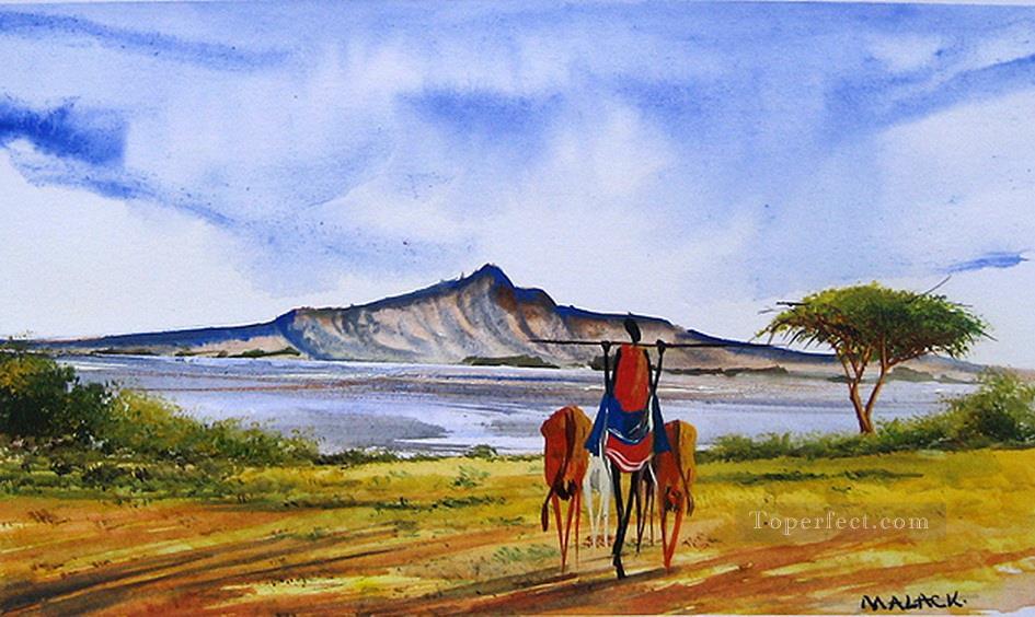 Near Naivasha from Africa Oil Paintings